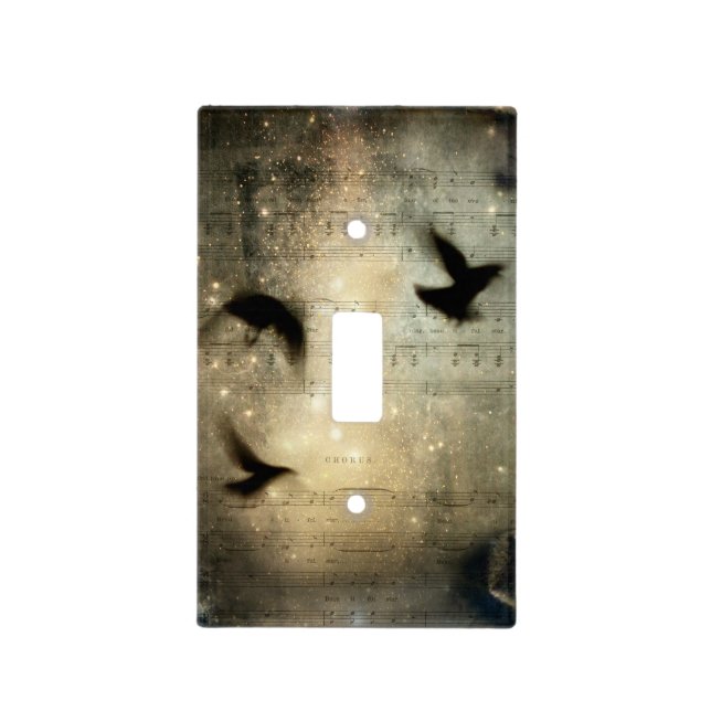 Golden Musical Dream Light Switch Cover (Front)