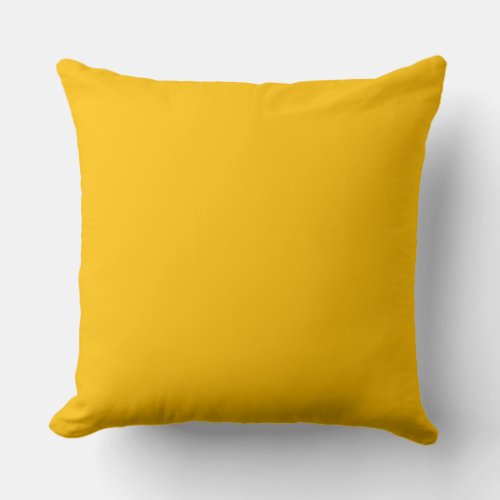 Golden mustard yellow pillow