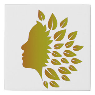 Golden Nature Goddess Wall Art