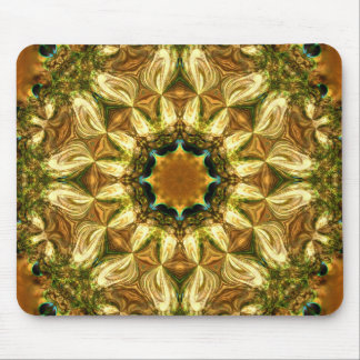 Golden Nature Mandala Mousepad