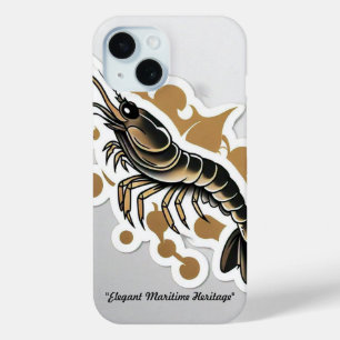 "Golden Nautical Charm" iPhone 15 Case