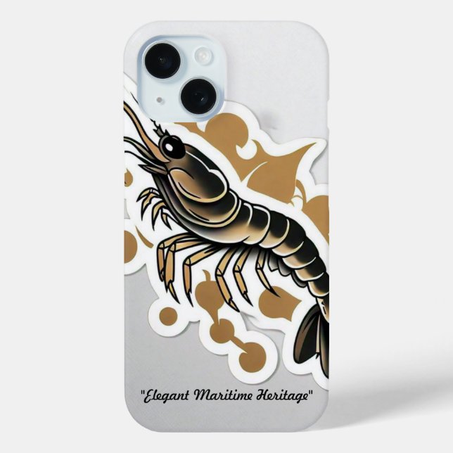 "Golden Nautical Charm" Case-Mate iPhone Case (Back)
