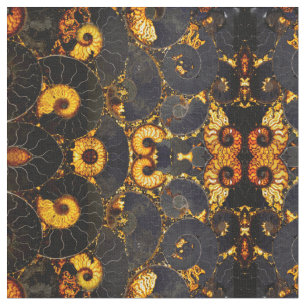 Golden Nautilus Fabric