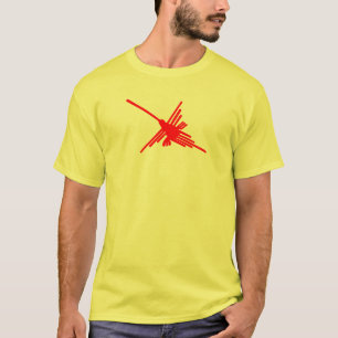 Golden Nazca Lines Hummingbird T-Shirt