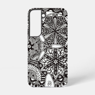 "Golden Nebulae" (monochrome) Samsung Galaxy S22 Case