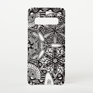 "Golden Nebulae" (monochrome) Samsung Galaxy S10 Case