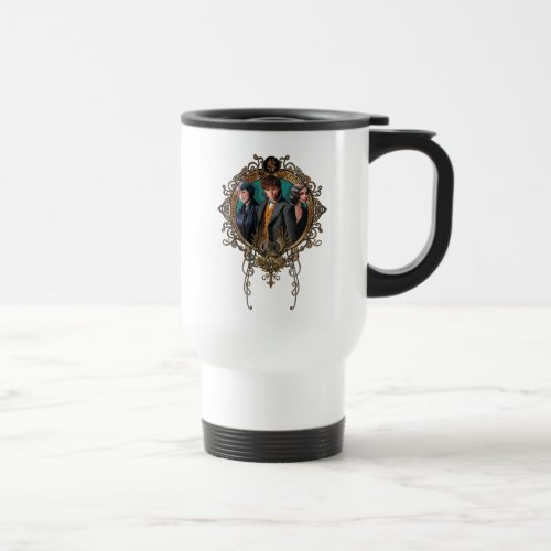 Golden Newt Tina and Leta Art Deco Portrait Travel Mug