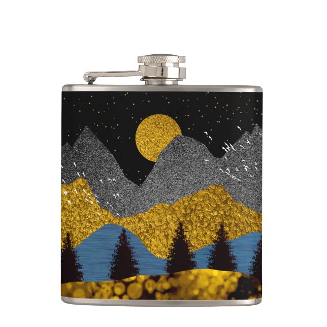 Golden Night Flask (Front)