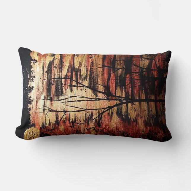 Golden Nights Lumbar PJ Miller Pillow (Front)