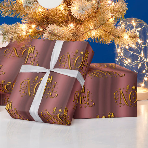 Golden Noel and Dusky Pink/Rose Gold Christmas