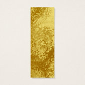 golden notes bookmark (Back)