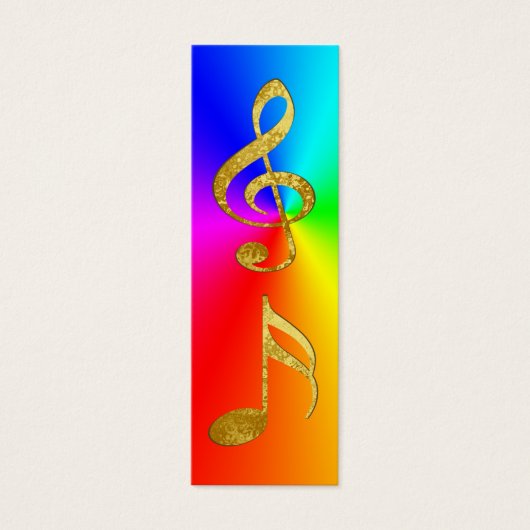 golden notes bookmark (Front)