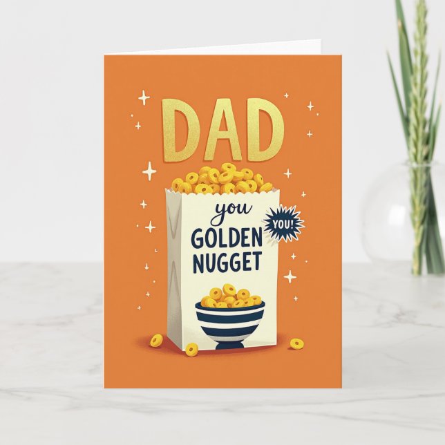 Golden Nugget Fathers Day Card (Front)