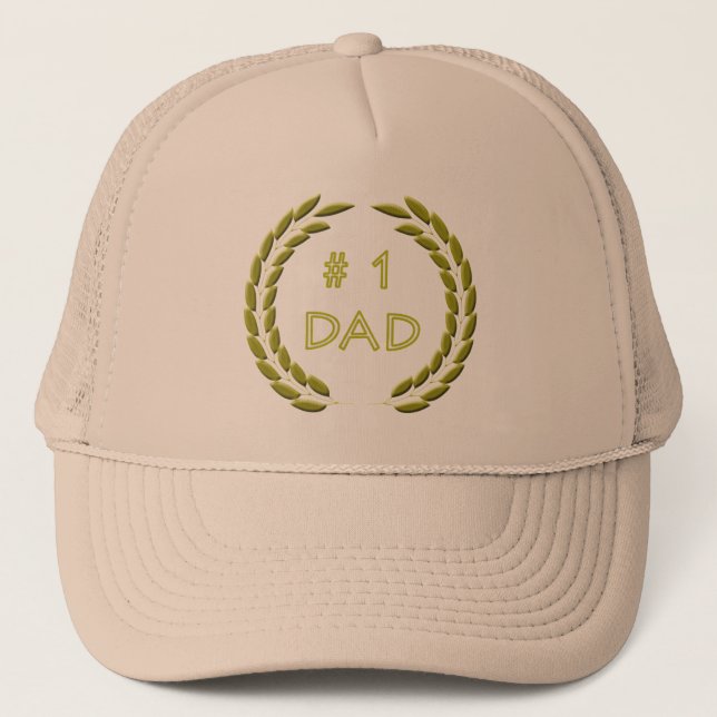 Golden Number 1 Dad Hat (Front)