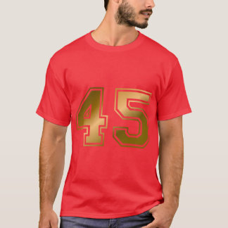 Golden number 45 Club Med T-Shirt