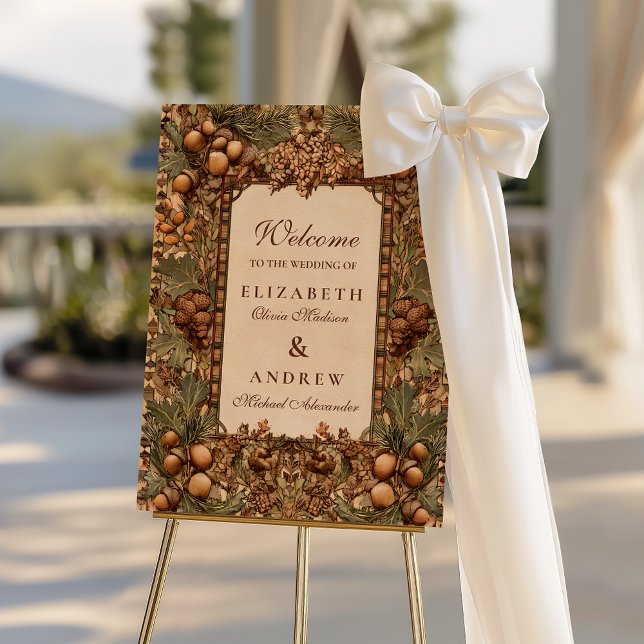 Golden Oak Forest Wedding Foam Board (Creator Uploaded)