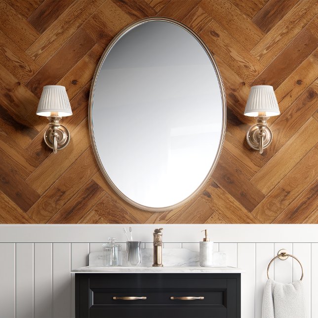 Golden Oak Herringbone Wallpaper (Creator Uploaded)