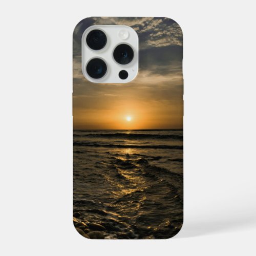 Golden Ocean Sunset Phone Case - Nature Horizon Ae