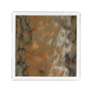 Golden Olive Acrylic Tray