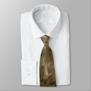 Golden Olive Marble   Neck Tie