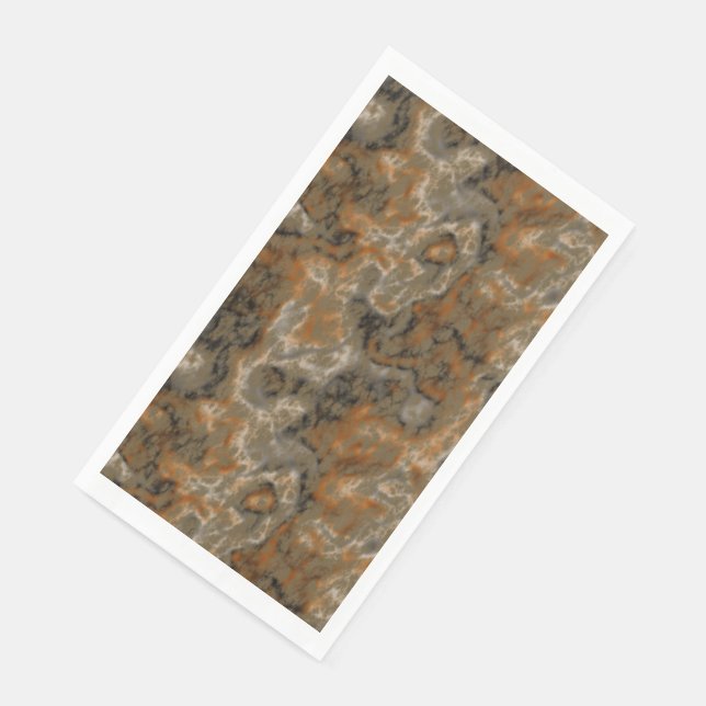 Golden Olive Marble Paper Guest Towels (Corner)
