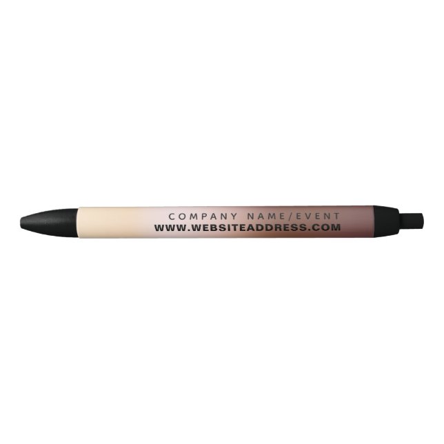 Golden Ombré, Modern Company/Event Pen (Front)