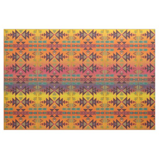 Golden Ombre Sunset | Southwestern Style Fabric