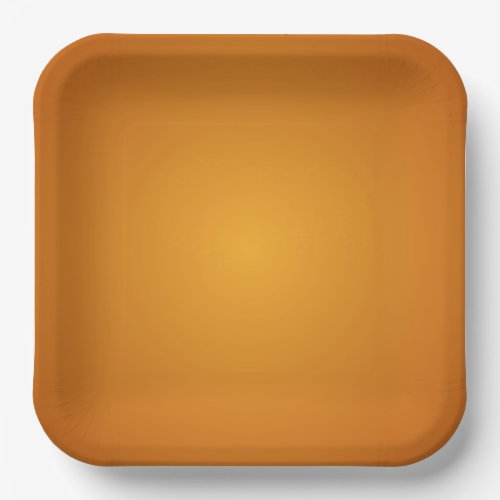 Golden Orange Burnt Orange Golden Brown Paper Plates