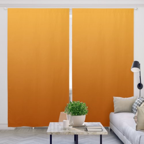 Golden Orange Burnt Orange Rustic Cheerful Blackout Curtains