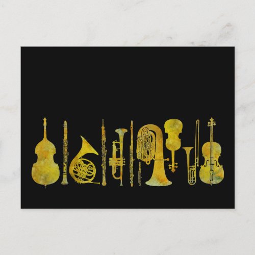 Golden Orchestra Postcard