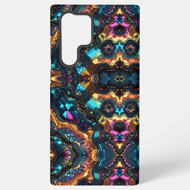 Golden Ore Veins Samsung Galaxy Case (Back)