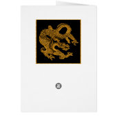 Golden oriental dragon 01 cards (Back)