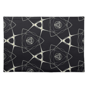 Golden Ornament Cloth Placemat