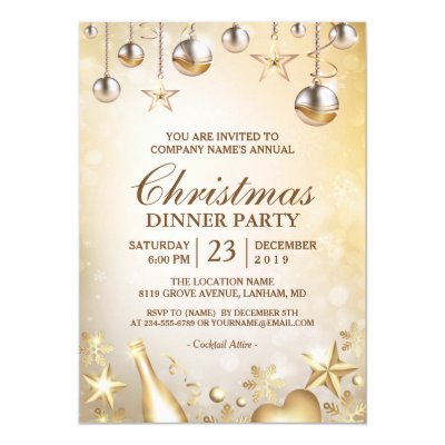 work holiday party invitation