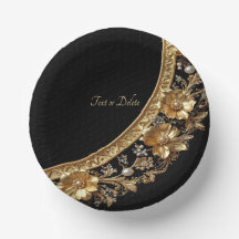 Golden Ornate Flowers