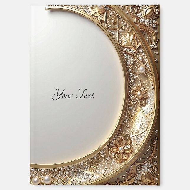 Golden Ornate Frame Magnet (Front)