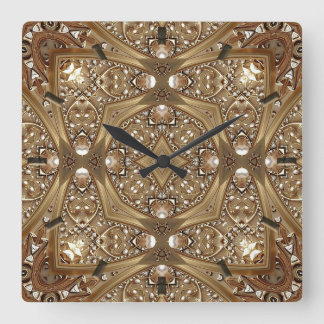Golden Ornate Frame Wall Clock