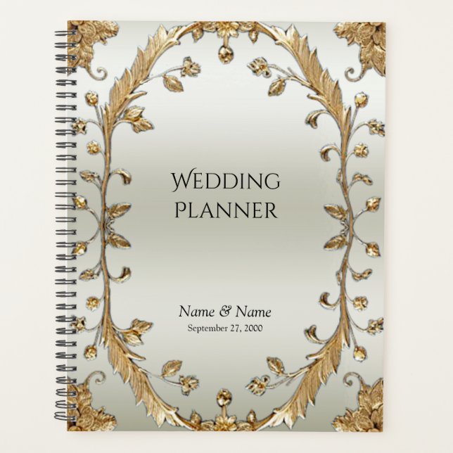 Golden Ornate Planner (Front)