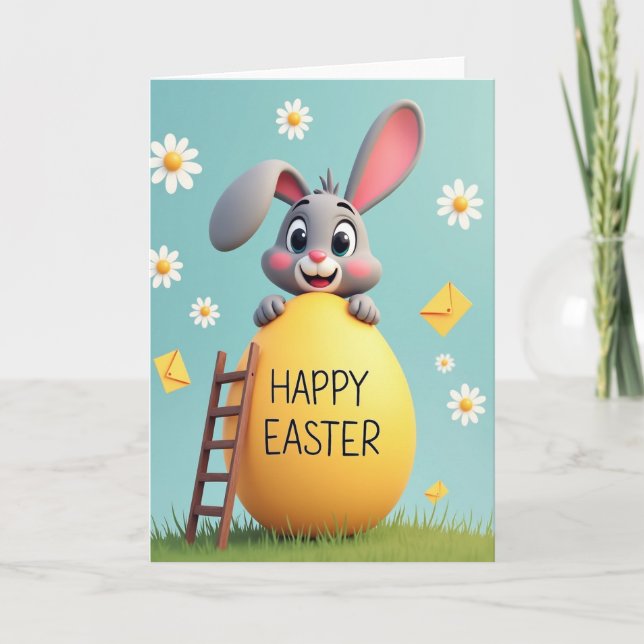 Golden Ovoid Springtime Card (Front)