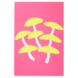 Golden Oyster Metal Wall Art