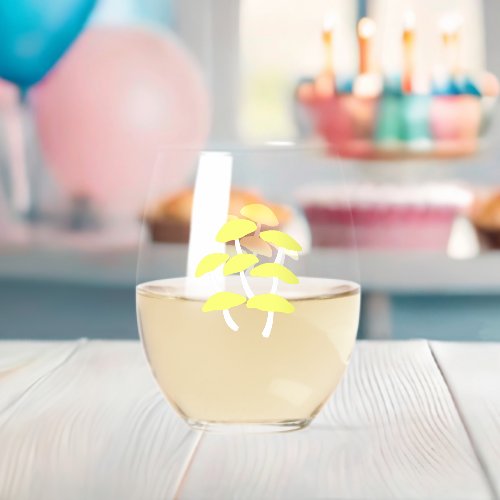 Golden Oyster Wine Glass