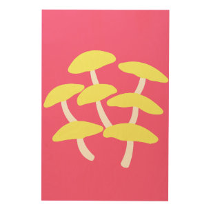 Golden Oyster Wood Wall Art