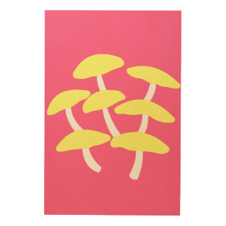 Golden Oyster Wood Wall Art
