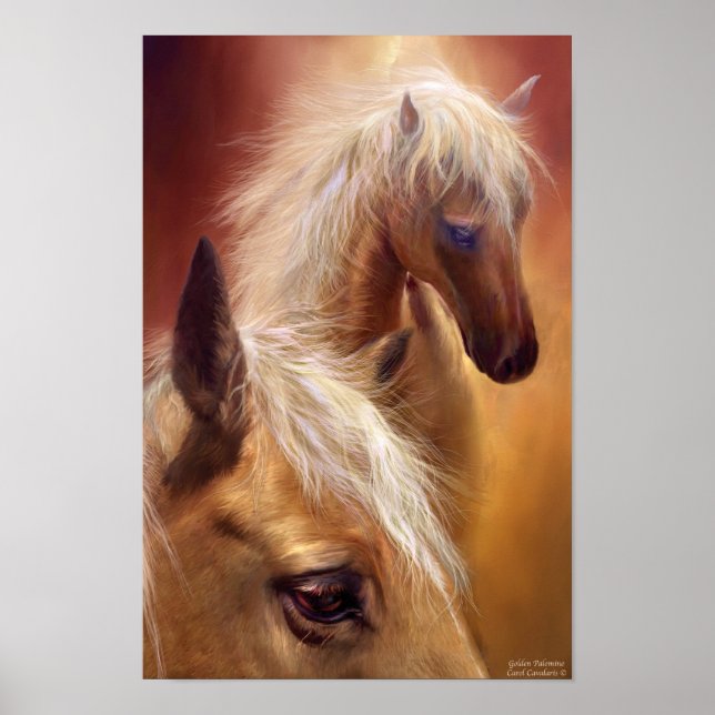 Golden Palomino Art Poster/Print Poster (Front)
