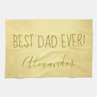 Golden Parchment Best Dad Ever