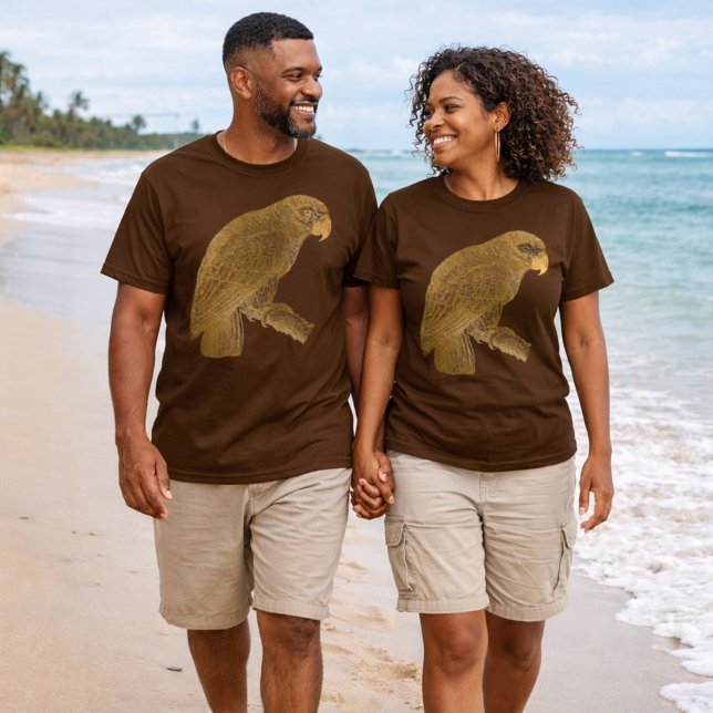 Golden Parrot Lovely Design T-Shirt (Creator Uploaded)