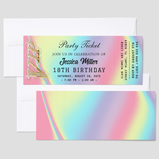 Golden Party Raffle Tickets