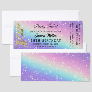 Golden Party Raffle Tickets