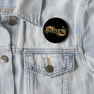 Golden Passion – Luxury Typography Inspirational D Button