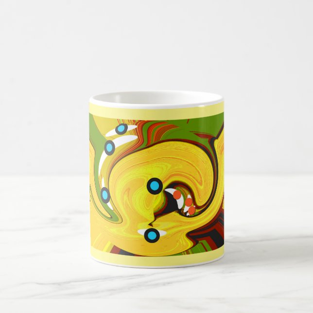 Golden path coffee mug (Center)